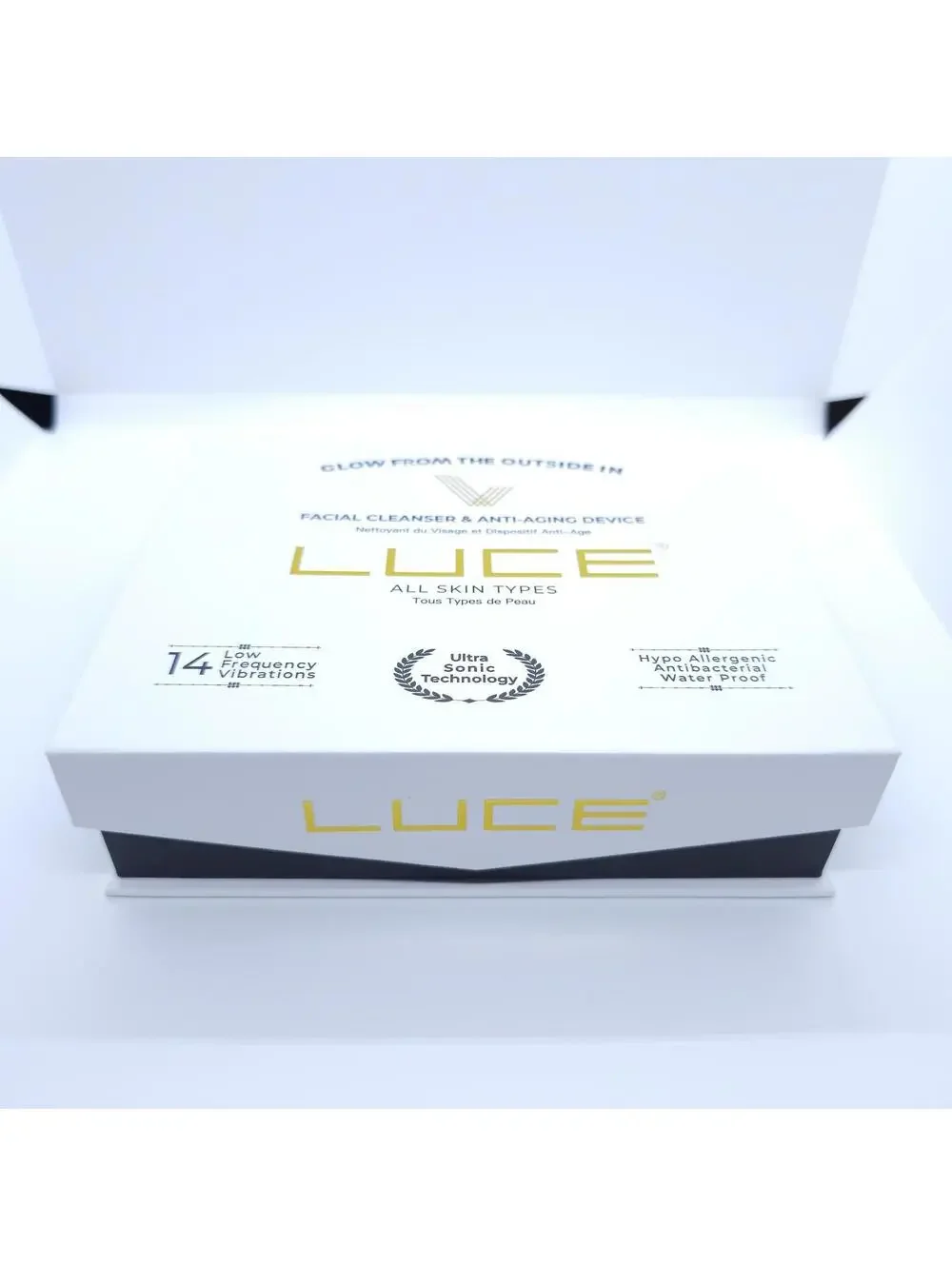LUCE180 Anti-Aging Pulsating Facial Cleansing Device ~ Rechargeable WaterProof
